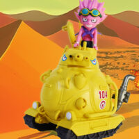 SAND LAND MEGAワールドコレクタブルフィギュア サンドランド国王軍戦車隊104号車 パッケージ