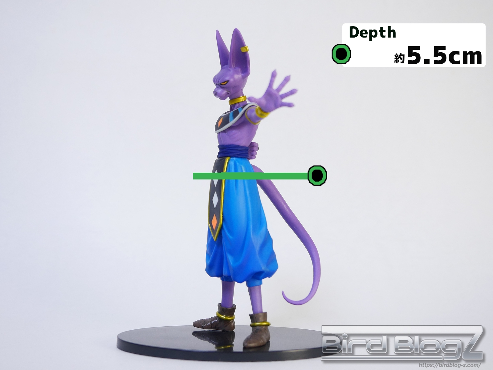 ドラゴンボールZ 劇場版DXFフィギュア vol.2 ビルス saizu